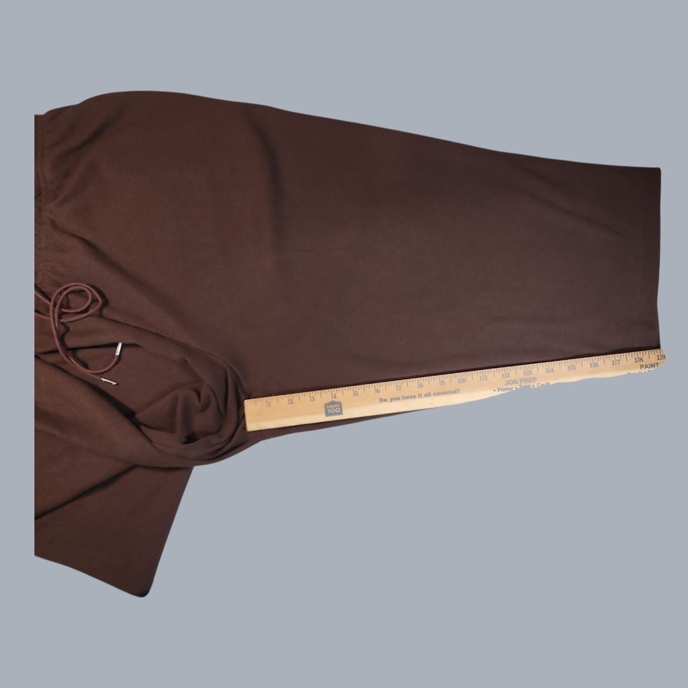 Hasting & Smith Women's Brown Elastic Waist Capri Pants 2X Polyester Blend - Picture 5 of 6